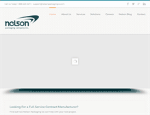 Tablet Screenshot of nelsonpackagingco.com